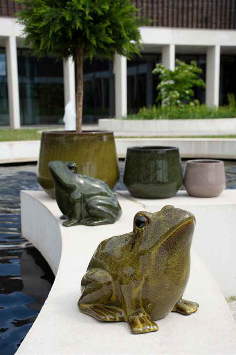 Animaux et statues en céramique, terre cuite, résine pour peupler les jardins