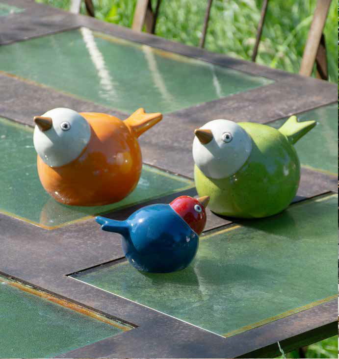 Animaux et statues en céramique, terre cuite, résine pour peupler les jardins