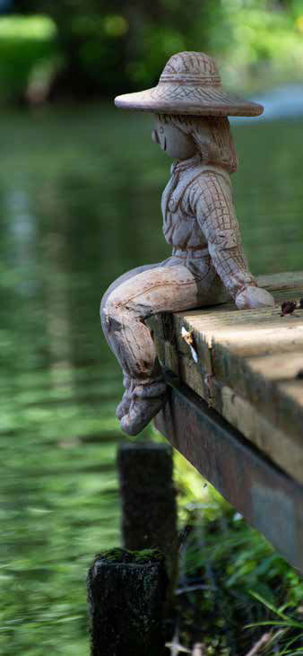 Animaux et statues en céramique, terre cuite, résine pour peupler les jardins