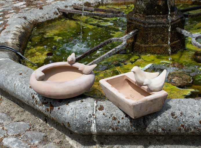 Animaux et statues en céramique, terre cuite, résine pour peupler les jardins