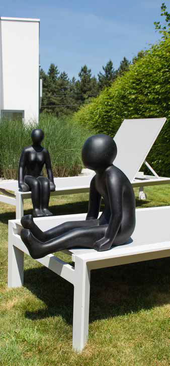 Animaux et statues en céramique, terre cuite, résine pour peupler les jardins