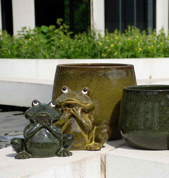 Animaux et statues en céramique, terre cuite, résine pour peupler les jardins