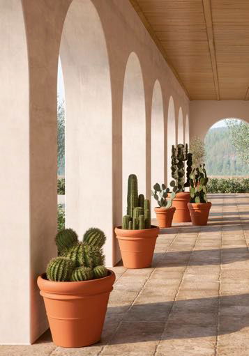 Résistante au gel, nous vous proposons une gamme étendue de poteries en terre cuite du plus bel effet nature 