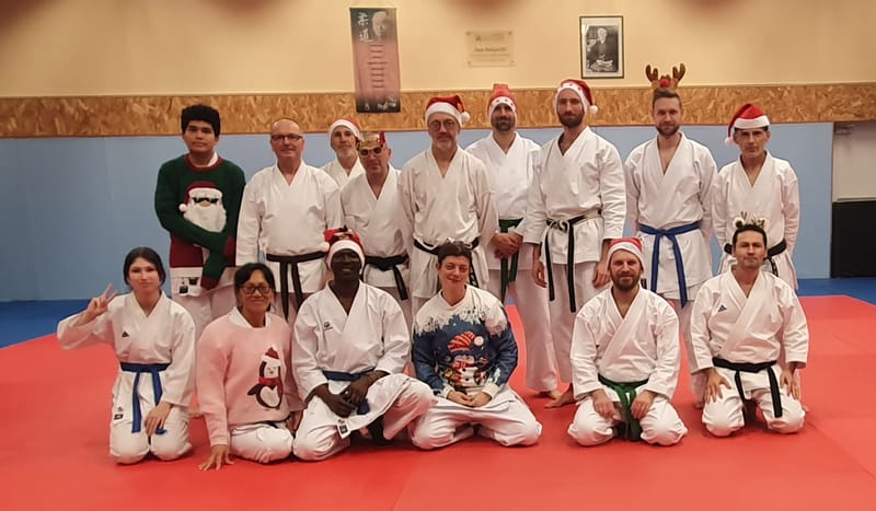 Dernier cours de Karaté de l'année 16/12/2024