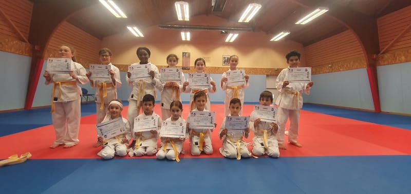 Passage de grades Enfants 16-06-2025 : Félicitations pour les nouveaux gradés