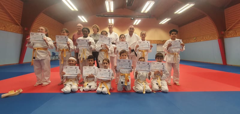 Passage de grades Enfants 16-06-2025 : Félicitations pour les nouveaux gradés