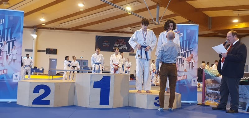 Championnat départemental Kumité & Kata à Amilly le 11-01-2026