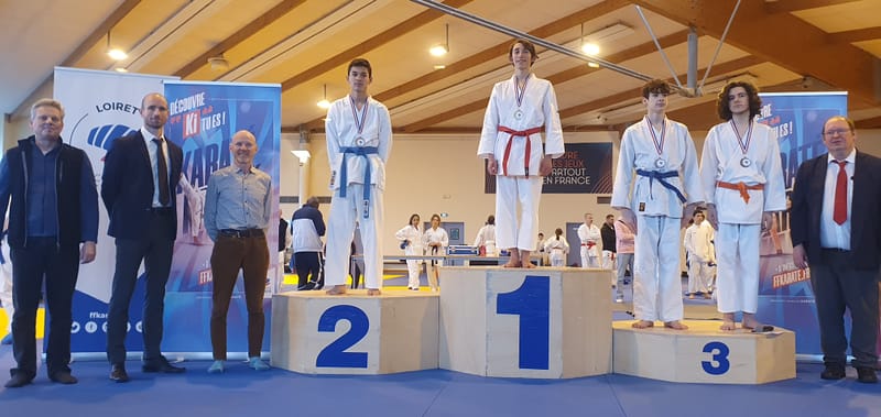 Championnat départemental Kumité & Kata à Amilly le 11-01-2026