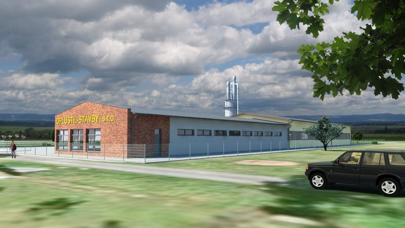 Novostavba haly