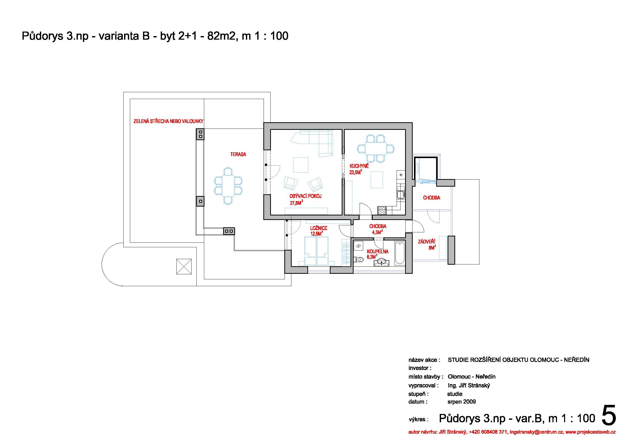 Rekonstrukce RD Olomouc