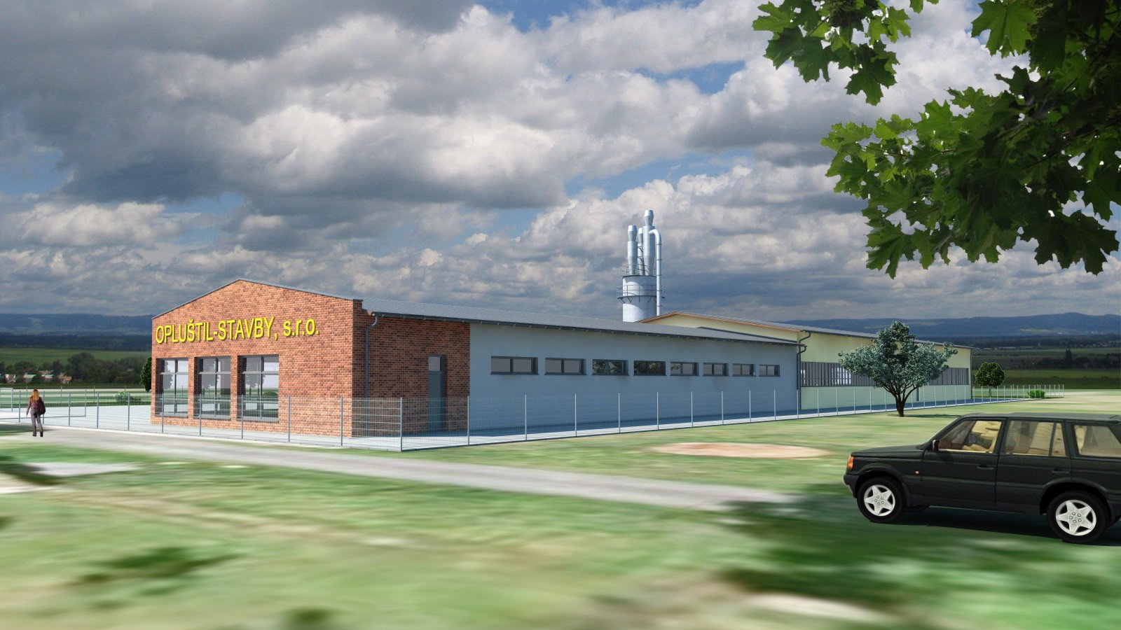 New construction of the hall