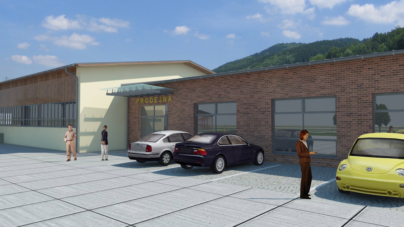 New construction of the hall