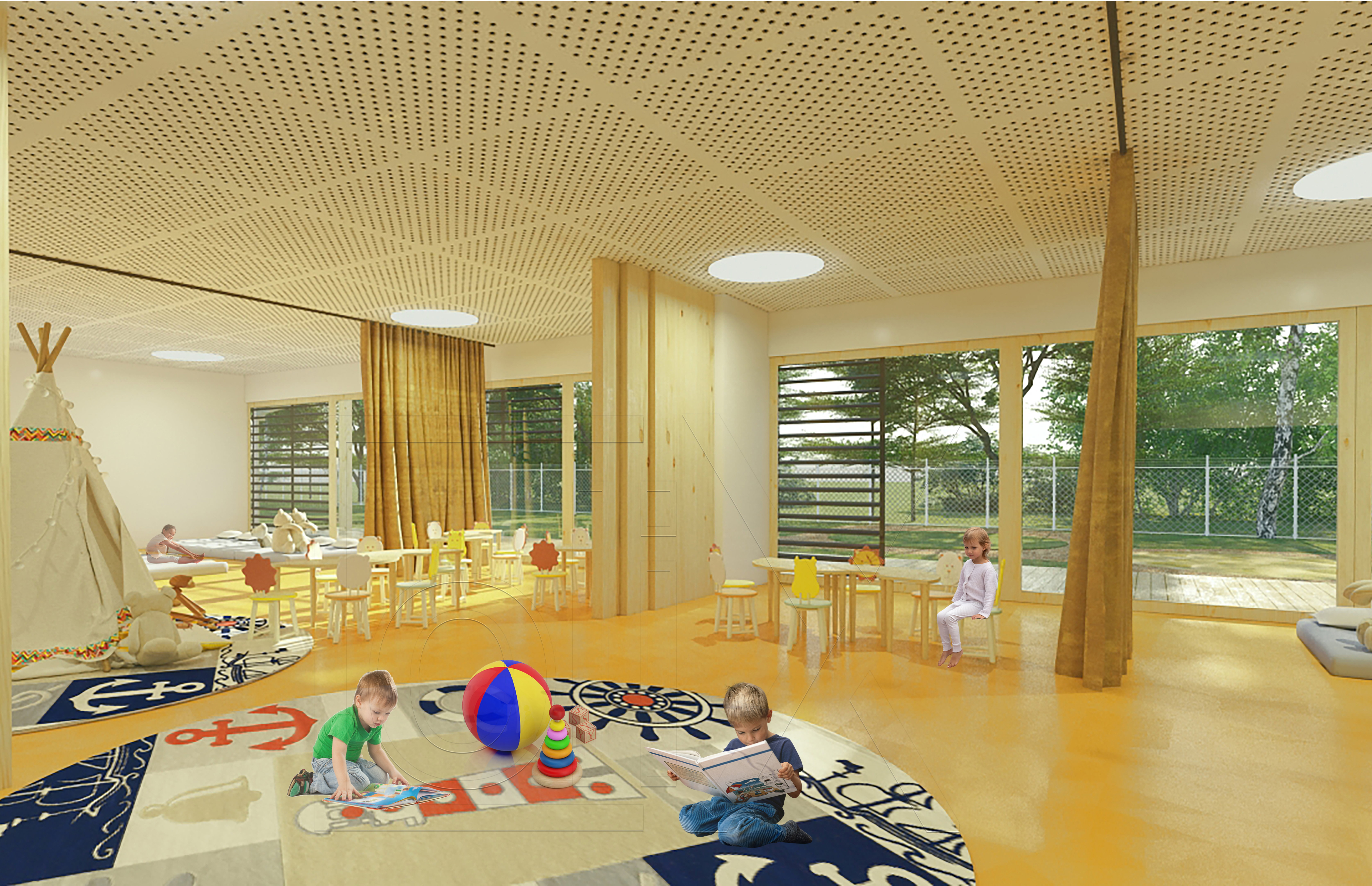 Kindergarten interiors