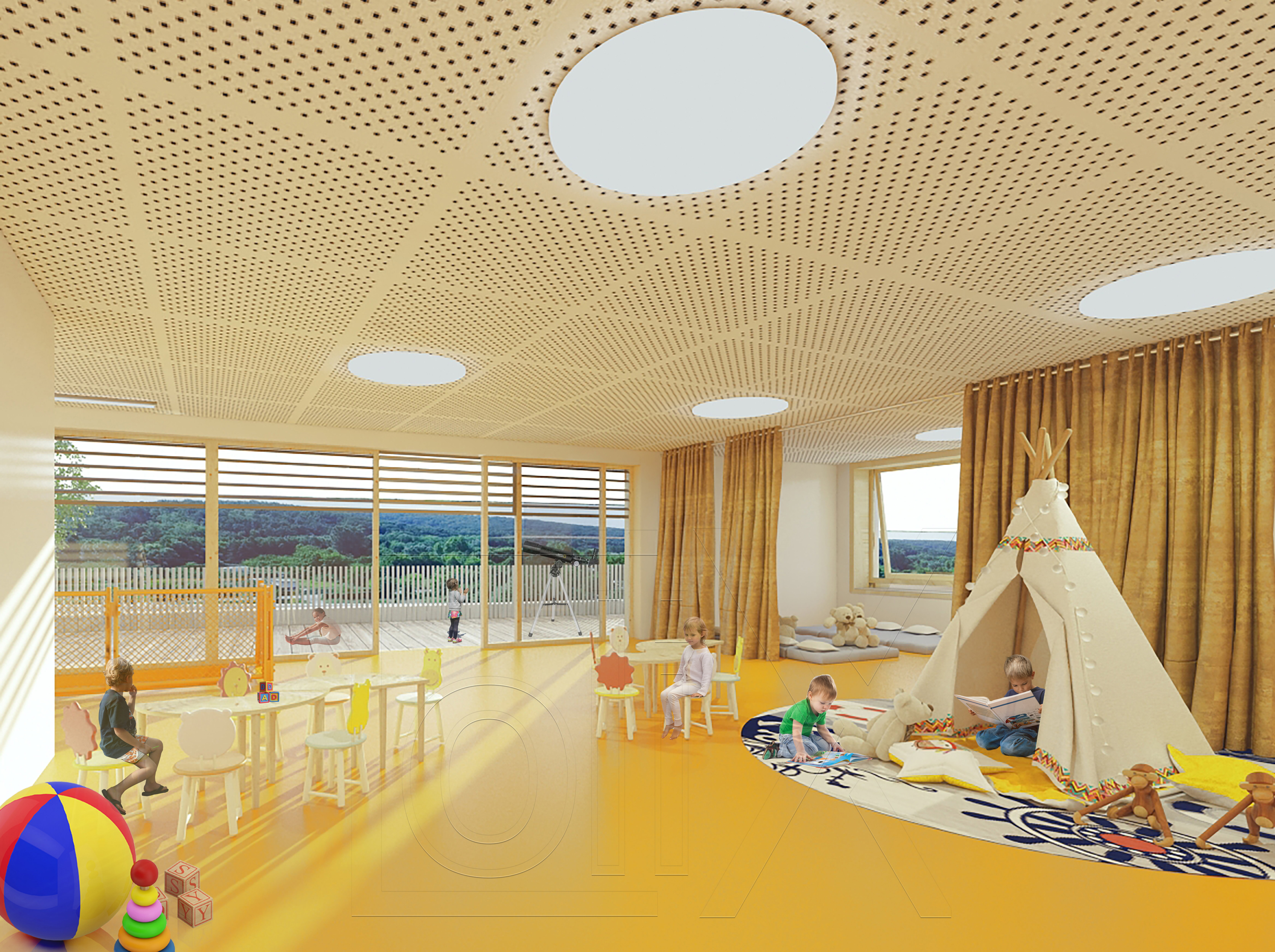 Kindergarten interiors