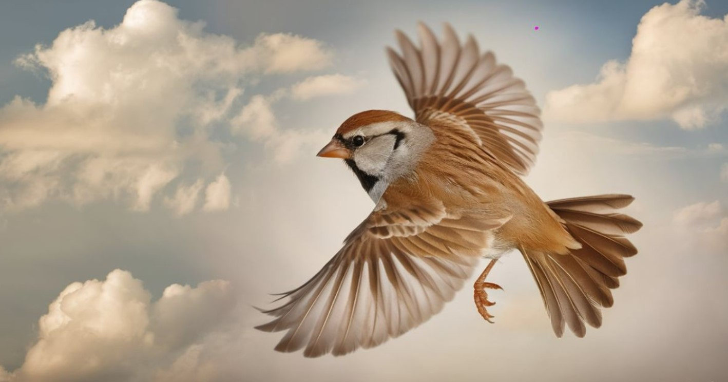 What Does A Sparrow Look Like In Flight?