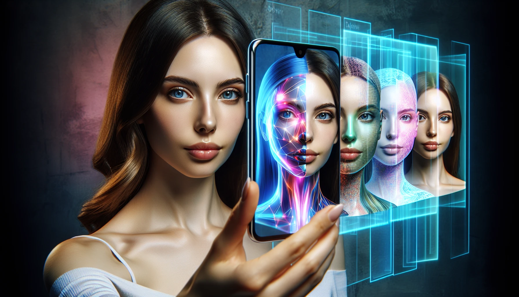 AI selfie generator creating stunning artworks