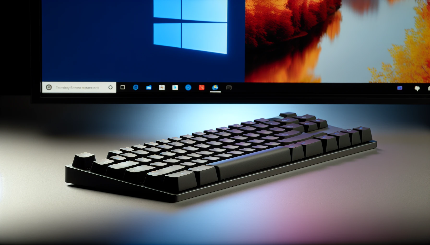 A keyboard with the Windows logo key, representing Windows Key shortcuts for quick screenshots in Windows 11