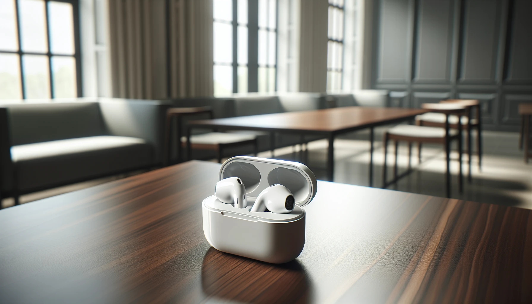 AirPods being stored in a clean, dry environment