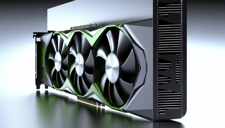 Nvidia GeForce RTX 3070 graphics card on a black background