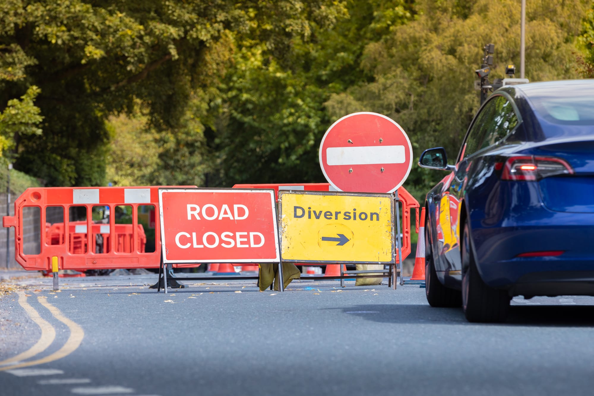 ROAD WORK DIVERSION