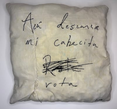 Acá descansa mi cabecita rota