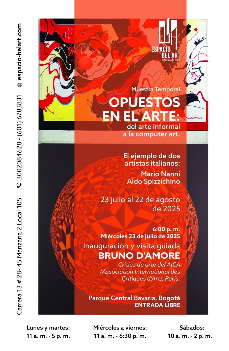 Opuestos en el arte, del arte informal a la computer art