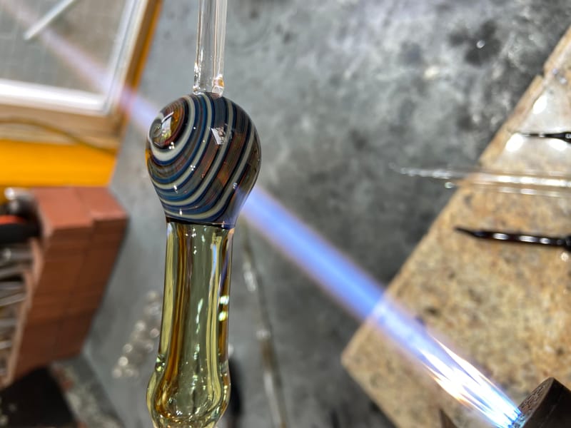 3HR, 2 PERSON BEGINNER GLASSBLOWING CLASS