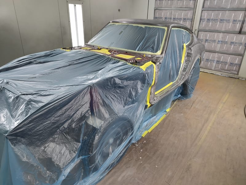 1971 Datsun 240Z In the Booth