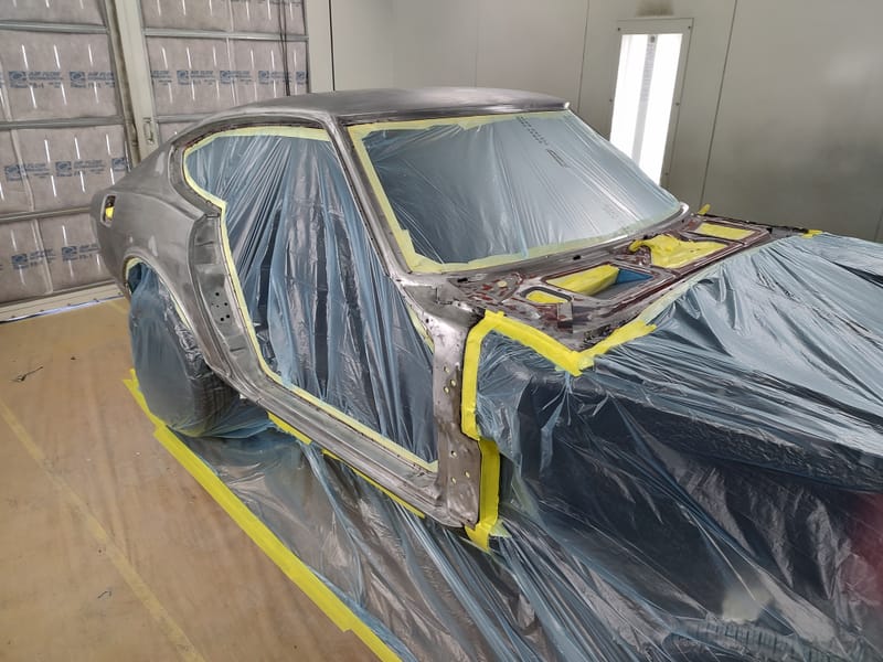 1971 Datsun 240Z In the Booth