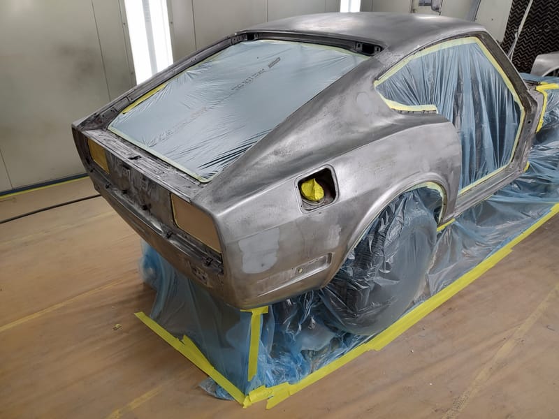 1971 Datsun 240Z In the Booth