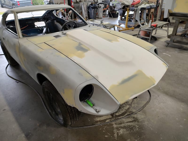 1971 Datsun 240Z In the Booth