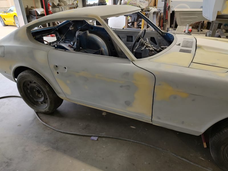 1971 Datsun 240Z In the Booth