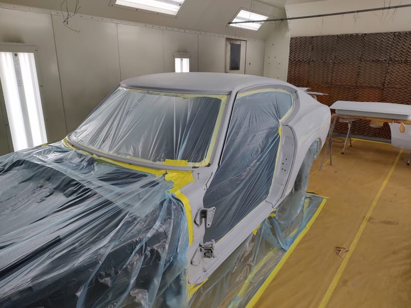 1971 Datsun 240Z In the Booth