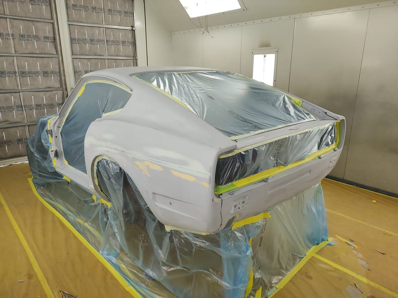 1971 Datsun 240Z In the Booth