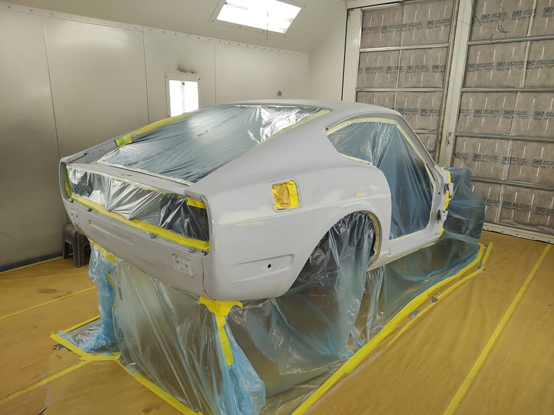 1971 Datsun 240Z In the Booth