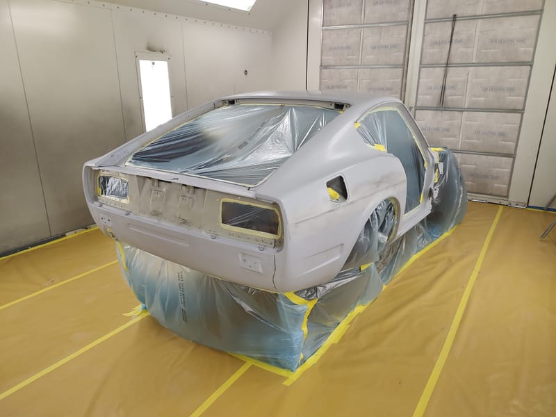 1971 Datsun 240Z In the Booth