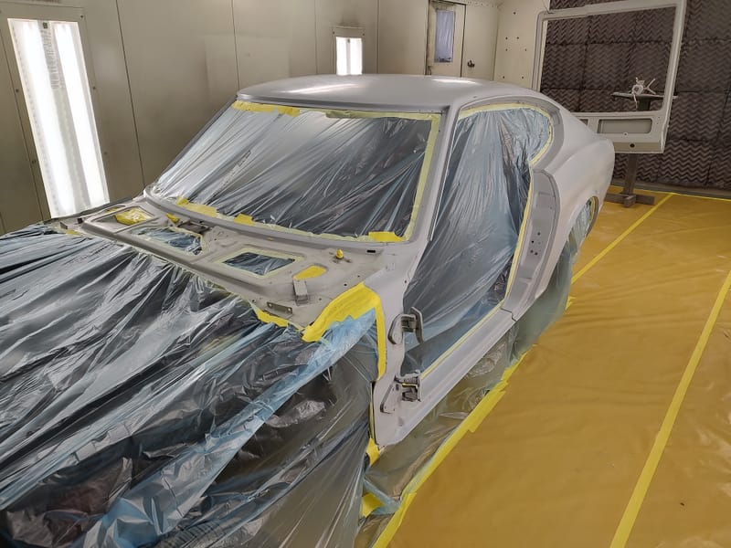 1971 Datsun 240Z In the Booth