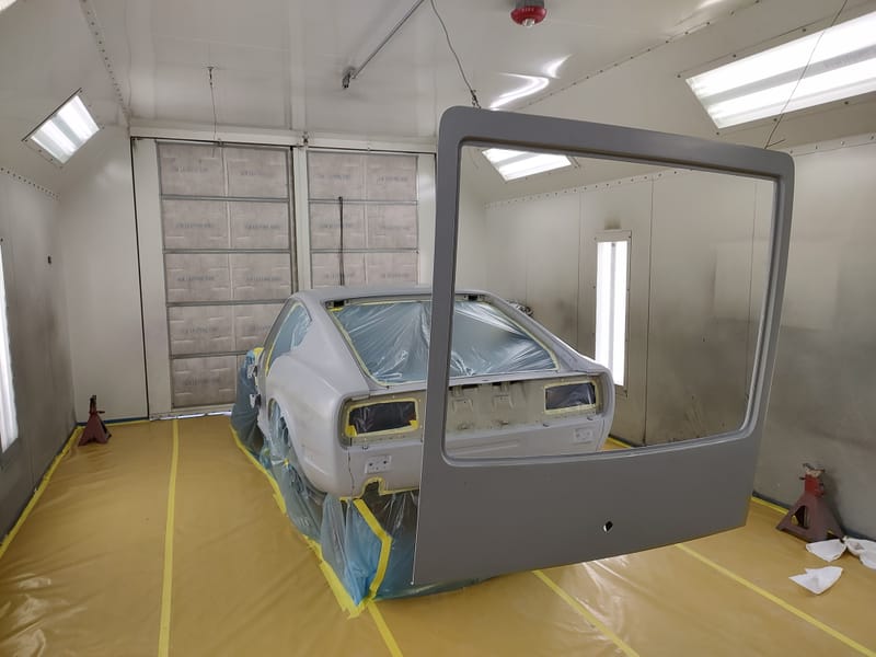 1971 Datsun 240Z In the Booth