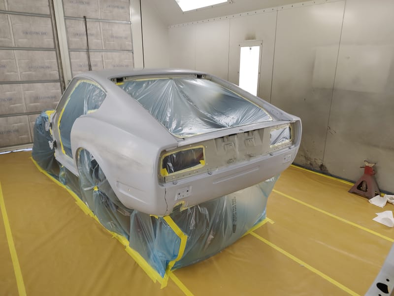 1971 Datsun 240Z In the Booth