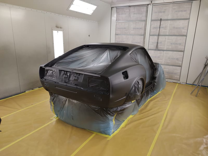 1971 Datsun 240Z In the Booth