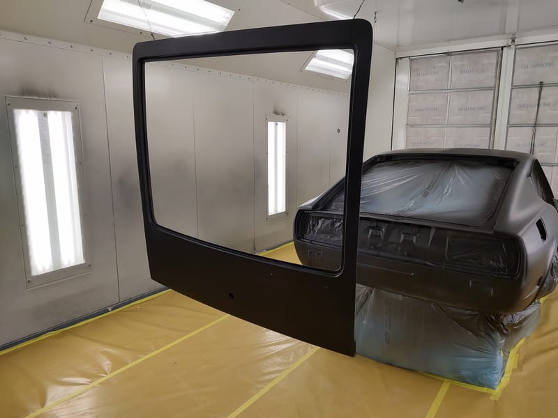 1971 Datsun 240Z In the Booth