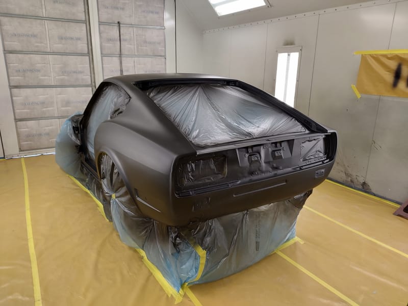 1971 Datsun 240Z In the Booth