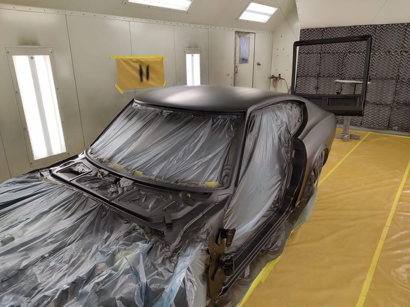 1971 Datsun 240Z In the Booth