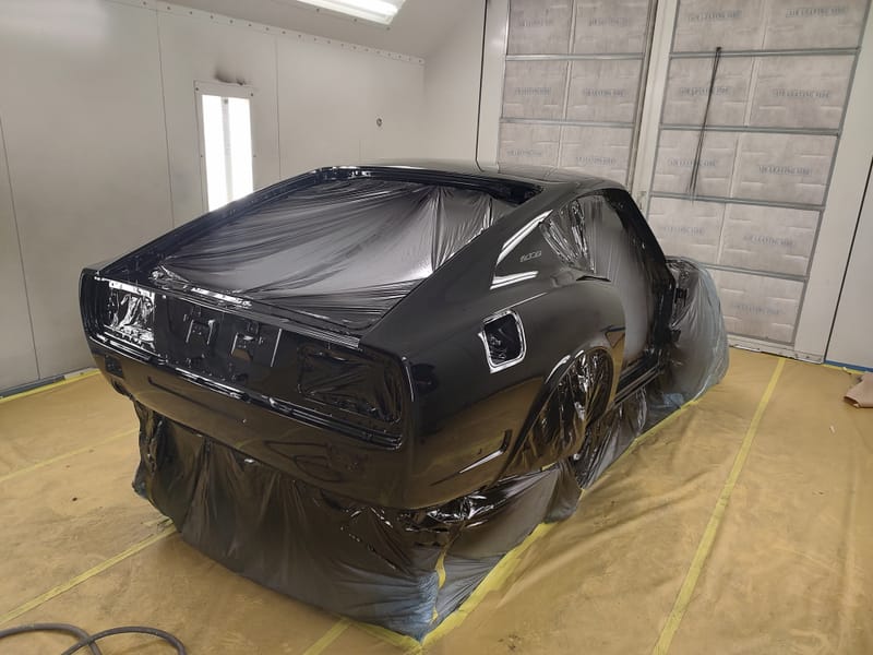 1971 Datsun 240Z In the Booth