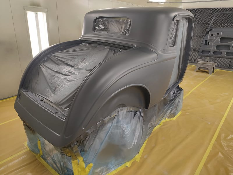 1934 Dodge Coupe- Primer & Paint