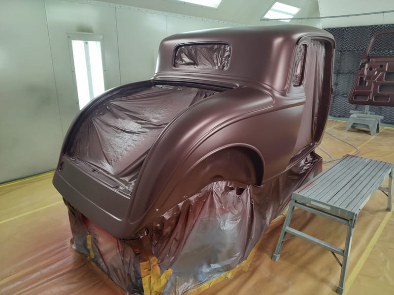 1934 Dodge Coupe- Primer & Paint