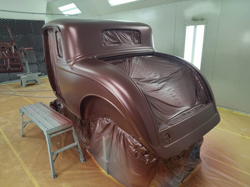 1934 Dodge Coupe- Primer & Paint