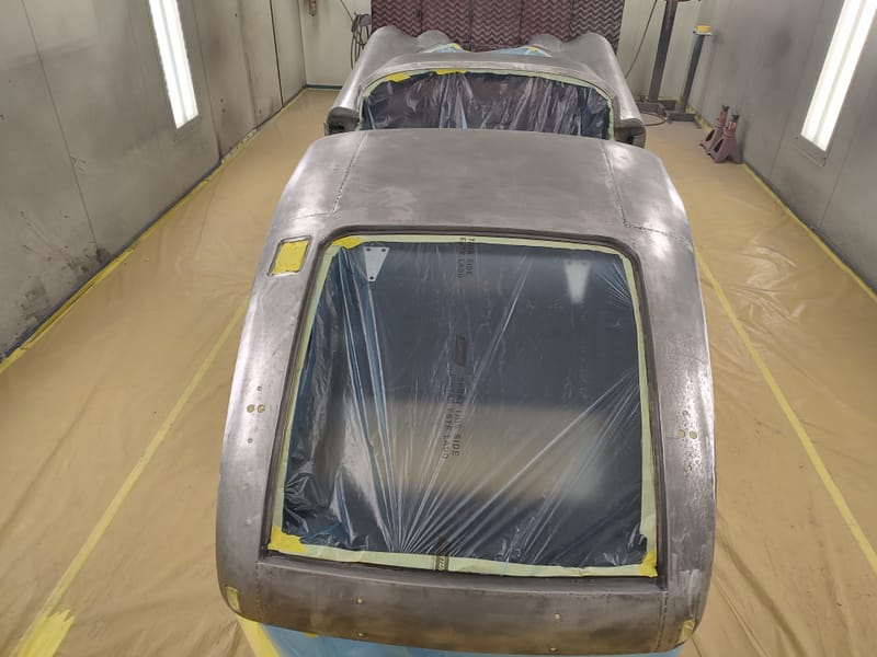 1955 Jaguar XK140 In the Booth