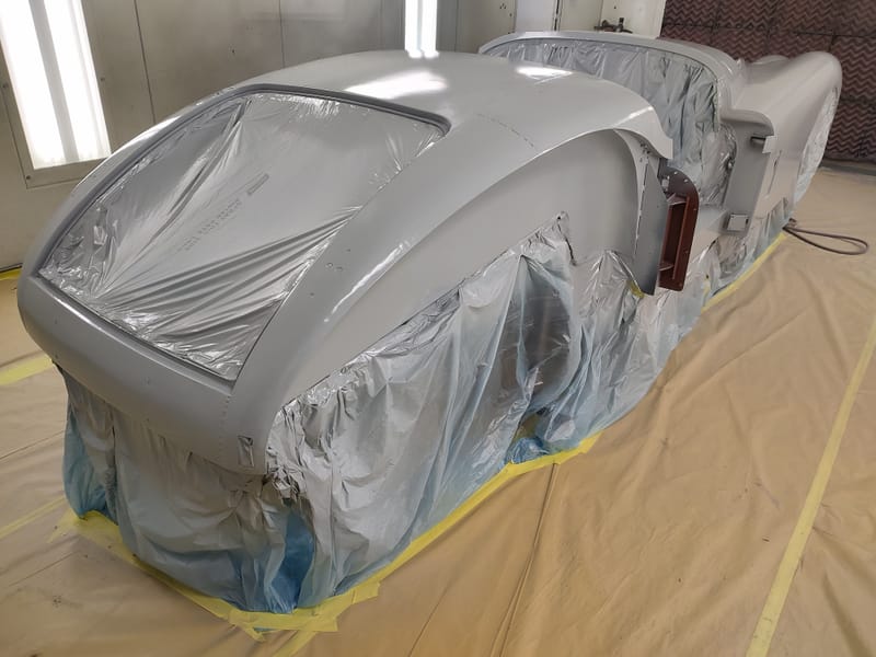 1955 Jaguar XK140 In the Booth