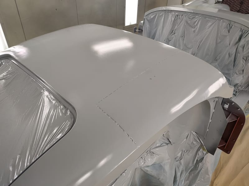 1955 Jaguar XK140 In the Booth